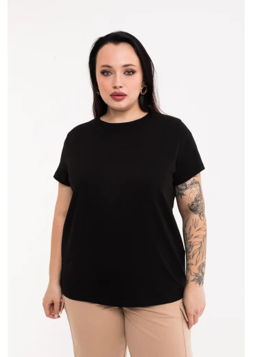 T-shirt, kolor czarny, duży rozmiar