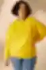 Bluza z dzianiny w kolorze żółtym, duży rozmiar